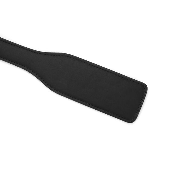 Паддл Liebe Seele Black Organosilicon Paddle, 32 см, екошкіра Sex Aura | Зображення 1