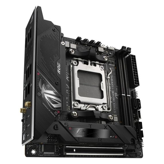 Материнcька плата ASUS ROG STRIX B650E-I GAMING WIFI sAM5 B650 2xDDR5 M.2 HDMI WiFi BT mITX (90MB1BI0-M0EAY0) | Зображення 4