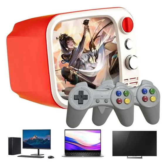 Ігрова портативна консоль XPRO PSP 7H Mini TV РЕТРО з монітором 3.5 + два джойстика 740 ігор XPRO (43815-H7 Mini_1188) | Зображення 3