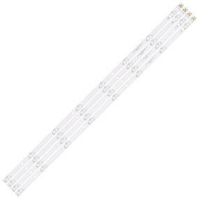 LED підсвітка TV 43“ Toshiba: 43UL4B63, 43UA4B63DA, 43UL4B63DG Telefunken: D43Q660M2CW 4шт.