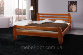 Кровать деревянная Galaxy 180х200, цвет темный орех