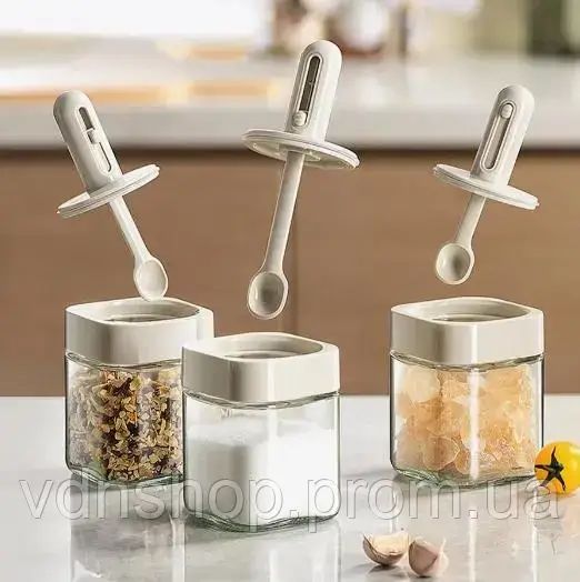 Баночки для приправ 3 шт., спецовница Spice Tin