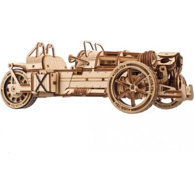 Конструктор Ugears механічний 3D Трицикл UGR-S (70216) | Зображення 1