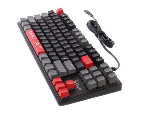 Механічна ігрова клавіатура Bloody S310N (Energy Red), USB, чорний | Зображення 5