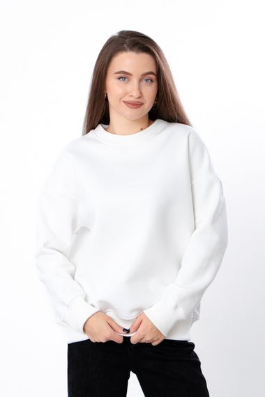Світшот жіночий Носи своє 50 Білий (p-12577-181806)