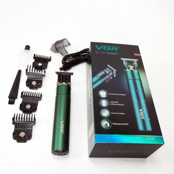 Машинка для стрижки акумуляторна VGR V-186 триммер для волосся та бороди | Зображення 7