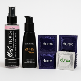 COMBO набір - (Sensuva + WICKED + Durex) XL