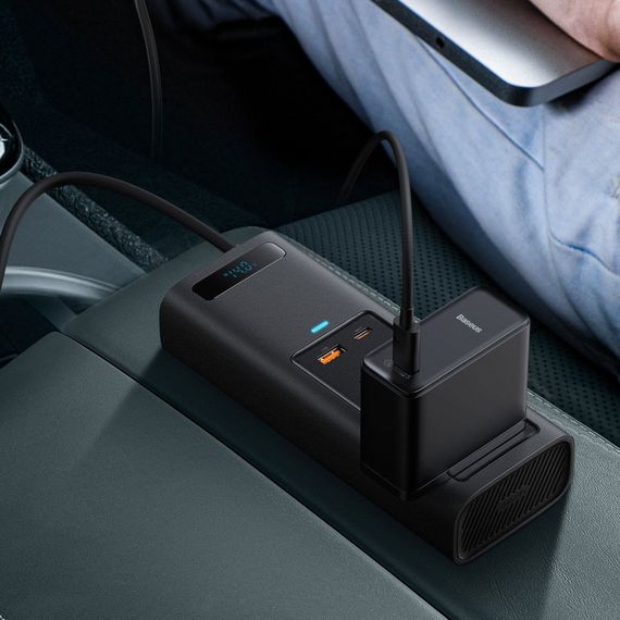 Автомобільний Інвертор Baseus In-car Inverter 150W (220V CN/EU) | Зображення 3