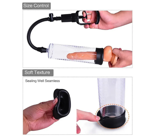 Вакуумна помпа CANWIN Penis Pump Men Powerup — P828 Sex Aura | Зображення 4