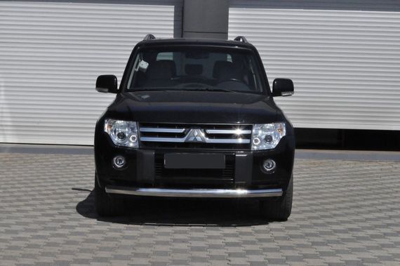 Передній захист ST008 (нерж.) для Mitsubishi Pajero Wagon III