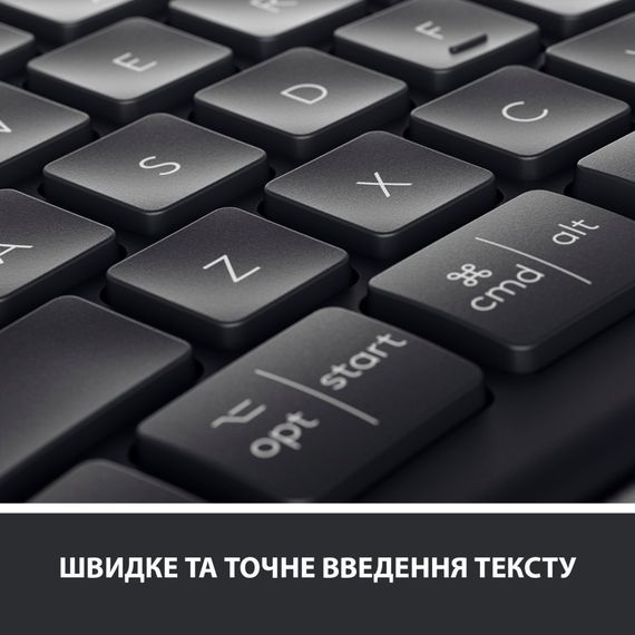 Клавіатура Logitech ERGO K860 Bluetooth/Wireless UA Black (920-010108) | Зображення 7