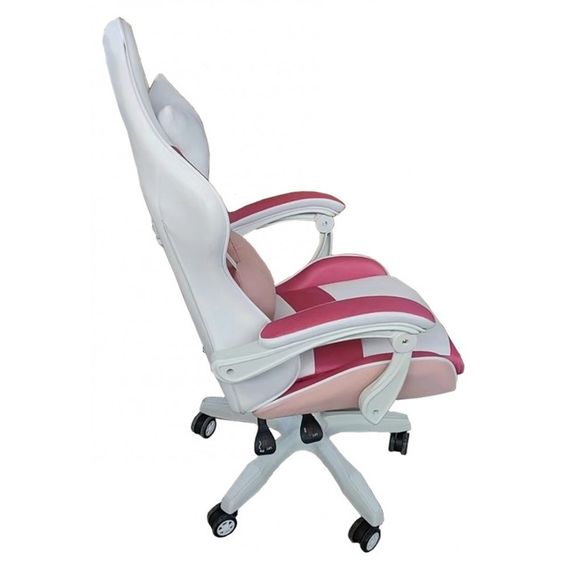 Крісло геймерське Bonro Lady 807 рожево-біле | Зображення 6