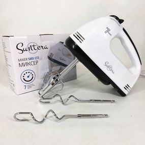 Простой ручной миксер Suntera SMX-133 300 Вт, Ручной миксер шейкер для яиц и теста QE-27