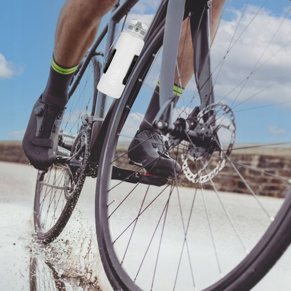 Пляшка для води спортивна 4FIZJO 1000 мл Grey (P-5905973404273) | Зображення 1