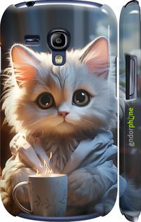 Чохол на Samsung Galaxy S3 mini Білий кіт "5646m-31-2448"