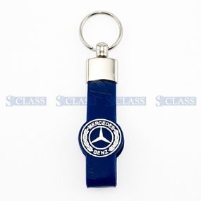 Брелок силиконовый синий Mercedes Benz, Турция, MB7,