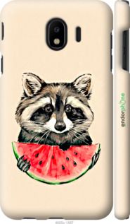 Чохол на Samsung Galaxy J4 2018 Єнотик з кавуном "4605m-1487-2448"