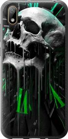 Чехол на Huawei Y5 2019 Череп-часы "4100u-1695-17620"