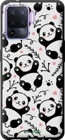 Чохол на Oppo Reno5 Lite Панди "4318b-2312-2448"