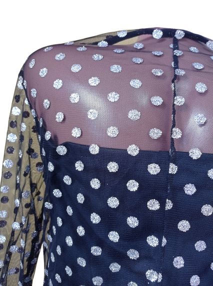 Сукня з сіткою зверху М&M чорний (213867) | Зображення 4