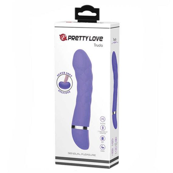 Вибратор для точки G, Pretty Love Truda, фиолетовый, 18.8 х 3.8 см sexstyle | Зображення 1
