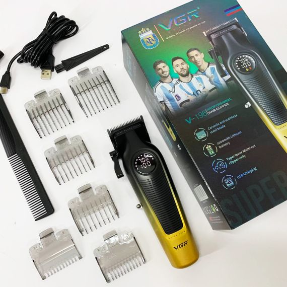 Акумуляторна машинка для стрижки VGR V-196 GOLD | Зображення 7