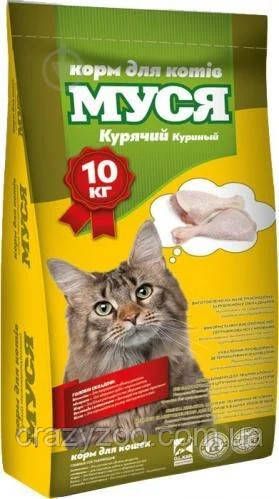 Сухий корм для котів Муся з куркою 10 кг 803690