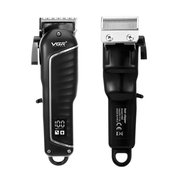 Акумуляторна машинка для стрижки з 4 насадками VGR V683, Чорна (234569401_527) | Зображення 7