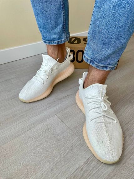 Кросівки Adidas Yeesy Boost 350 (белые) | Зображення 1
