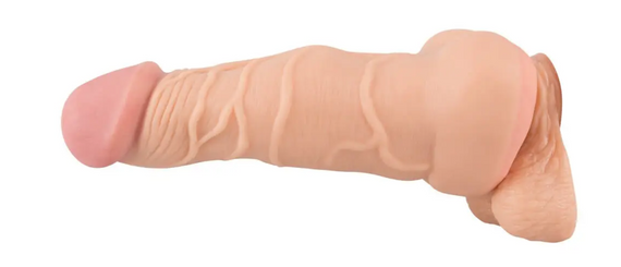 Мастурбатор-насадка 2 IN 1 Nature Skin Extension + Masturbator (Анал) Sex Aura | Зображення 3