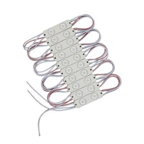 Світлодіодний модуль PROLUM Т1 SMD2835 2LED 12V 072W IP66 З лінзою Білий