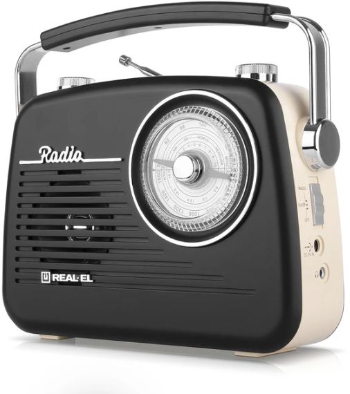 Портативний радіоприймач Real-El X-540 Чорно-жовтий
