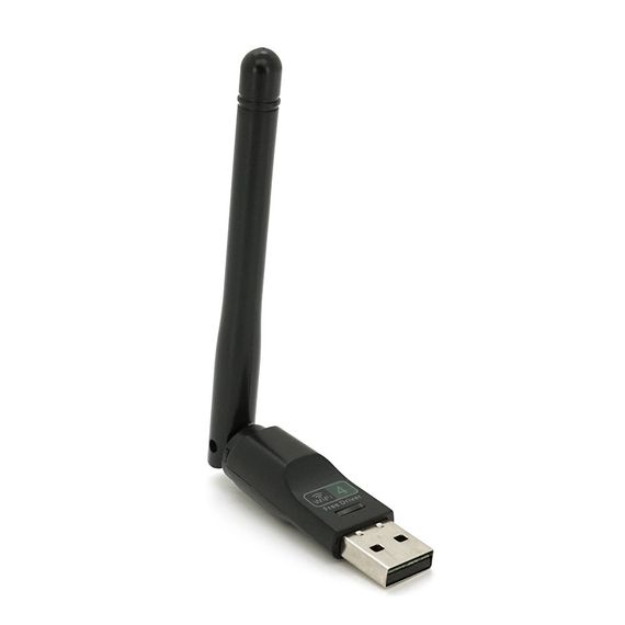 Бездротовий мережевий адаптер з антеною 10см Wi-Fi-USB LV / CL-UW07BT - 8723DU, 802.11bgn, 150MB, 2.4 GHz, WIN7 / XP / Vista / 2K