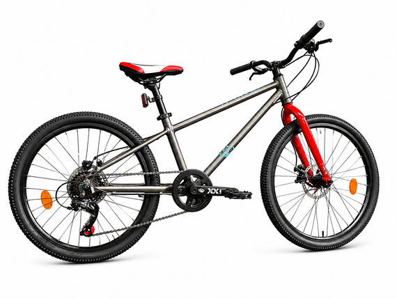 Велосипед горный 24" Crosser Super Light рама 11", 6 скоростей Shimano, алюминий, дисковые тормоза Серый | Зображення 1