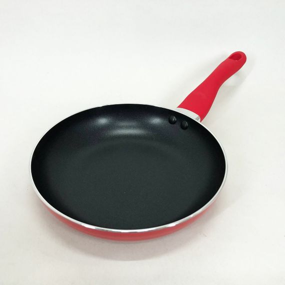 Сковорода Con Brio CB-2014 із антипригарним покриттям Pfluon 20 см, якісна сковорода. Колір: червоний | Зображення 5