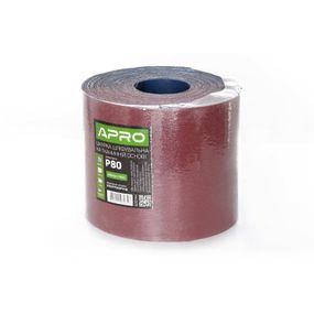 Папір шліфувальний APRO P80 рулон 200 мм*50 м (тканинна основа) 8281441