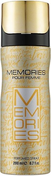 Дезодорант Fragrance World Memories pour Femme жiночий дезодорант 200 200 мл
