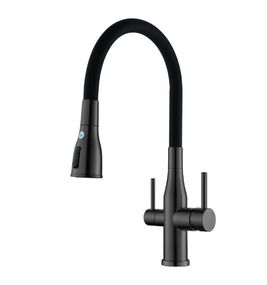 Змішувач для кухні Koer KI-72024-07 з виходом для питної води (KR5013)