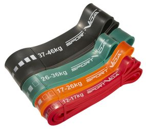 Еспандер-петля (резинка для фітнесу та спорту) SportVida Power Band 4 шт 12-46 кг SV-HK0190-4