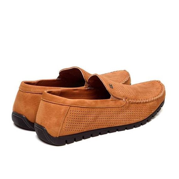 Літні шкіряні кеди Legges перфорація рижі | Зображення 3