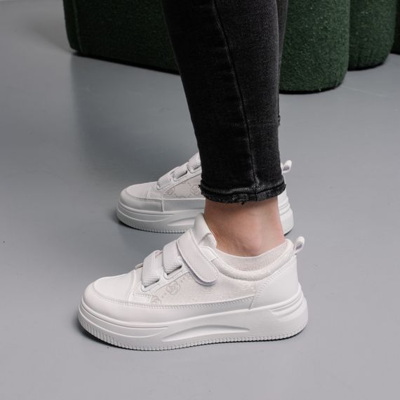 Женские кроссовки Fashion Barbarella 3993 40 размер 25 см Белый | Зображення 5