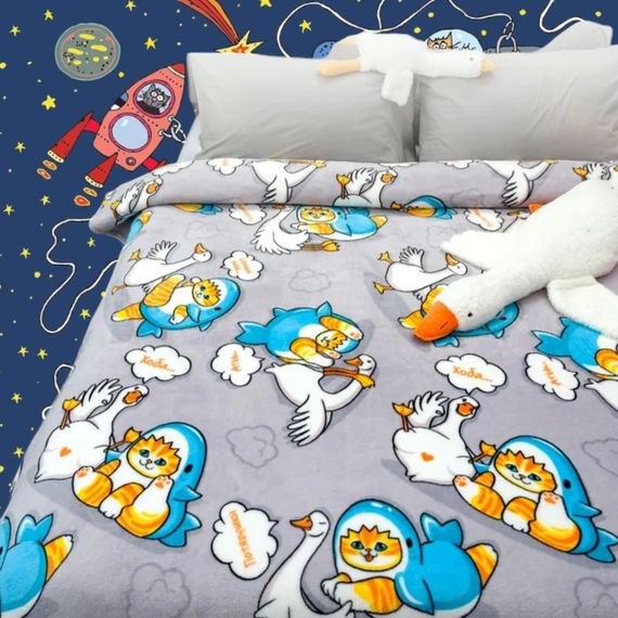 Плед фліс Веселі приятелі 150x200 см Love You | Зображення 6