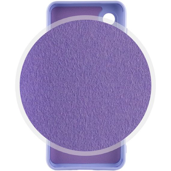 Чехол Silicone Cover Lakshmi Full Camera (A) для Samsung Galaxy A03 Core Сиреневый / Dasheen | Зображення 2