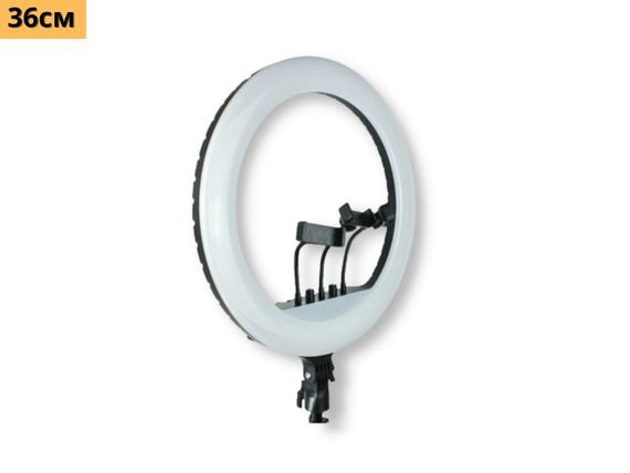 Кольцевая LED лампа для съемки с 3 держателями телефона,  ДУ XPRO RL-14 36см (RL-14) | Зображення 1