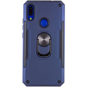 Ударостійкий чохол Hard Defence Series магнітний тримач для Xiaomi Redmi 7 Blue