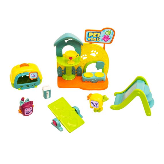 Игровой набор Питомцы на прогулке Moji Pops PMPSB216IN10, 2 фигурки, аксессуары | Зображення 2