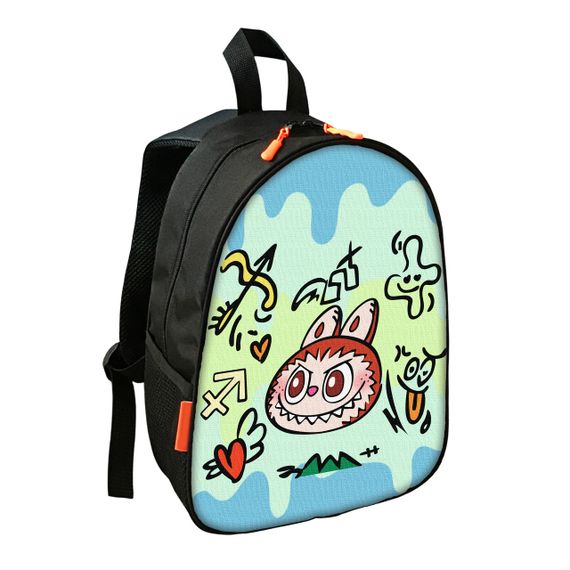 Рюкзак детский Лабубу/Labubu школьный/городской 34х27х13 см для девочки/мальчика (02784)