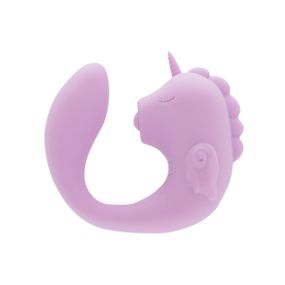 Вібратор-єдиноріжка Unihorn – C Horse – Marina Lilac, вагінально-кліторальна стимуляція, 2 мотори по 10 режимів Sex Aura