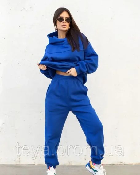 Спортивний костюм для жінок колір електрик розмір L FI_006316