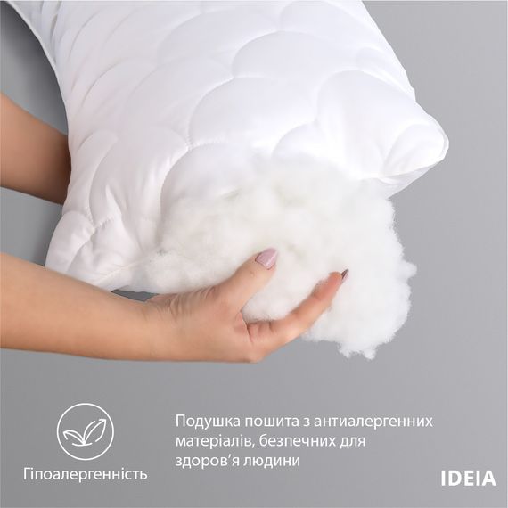 Подушка S-FORM ТМ IDEIA в чехле с молнией 40х130 см белая (08-13255) | Зображення 5